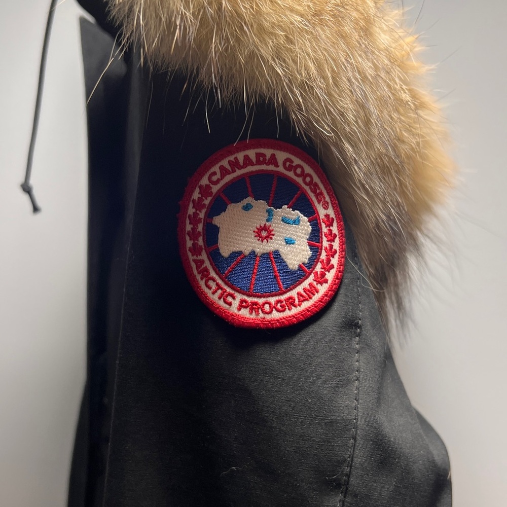 Canada Goose Black Parka with Fur Trim